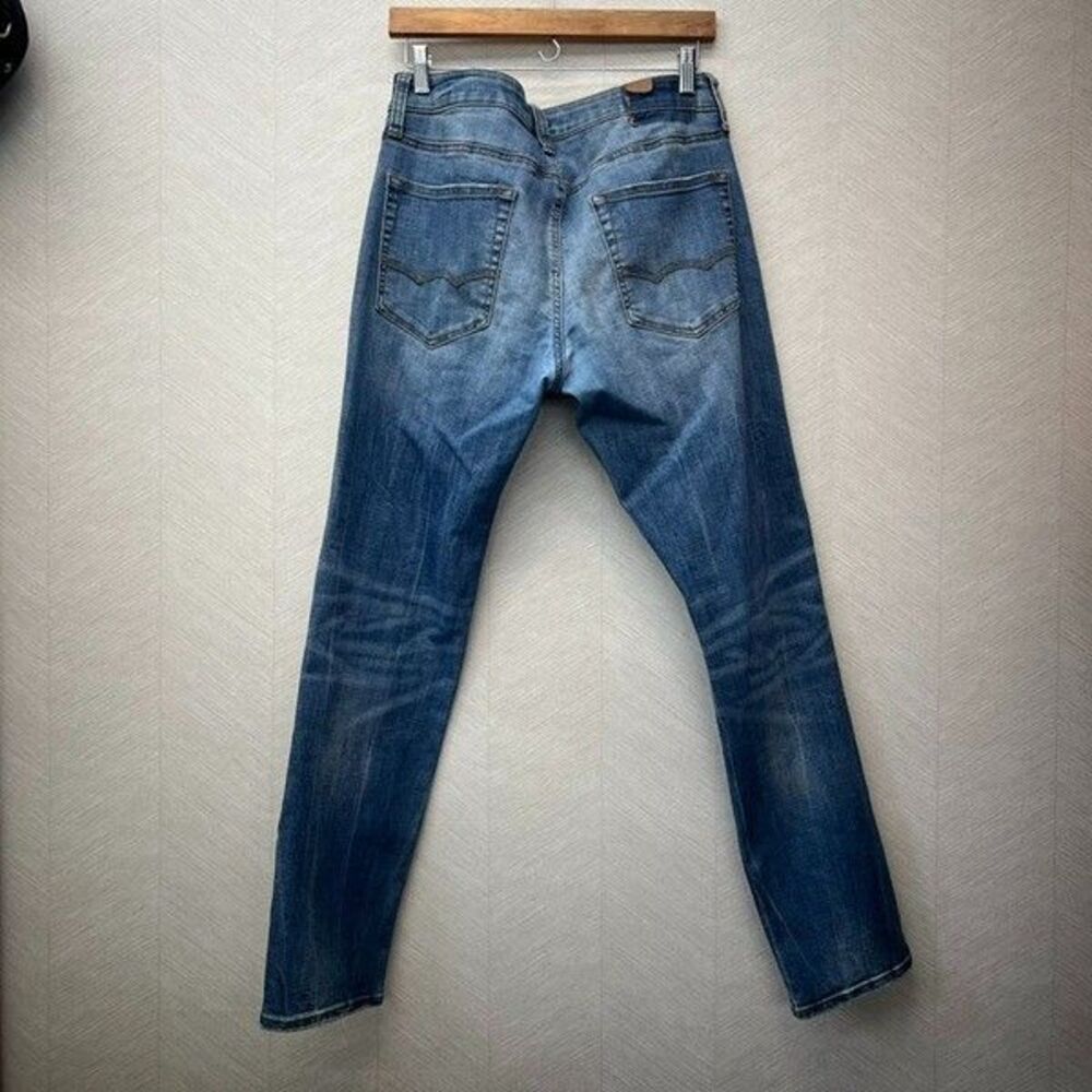 American Eagle Slim Fit Blue Denim Extreme Flex 4 Straight Leg Jeans Mens 32x32 - Picture 6 of 16